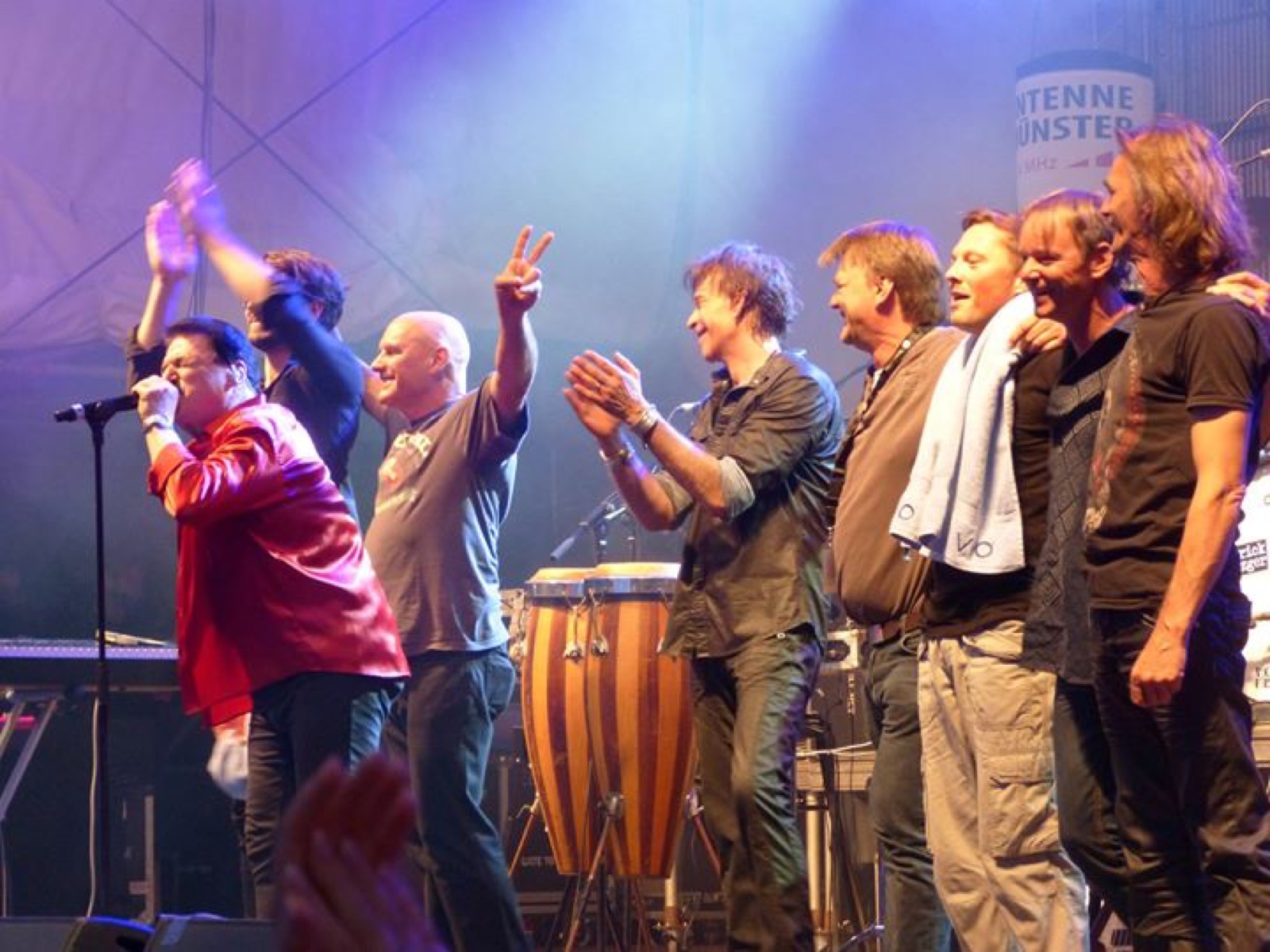 Chuck with Bobby Kimball